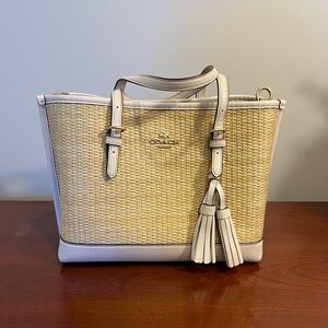 Coach Mollie Tote 25 - Straw